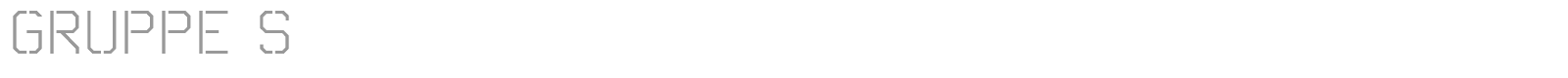 Gruppe S font preview